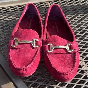 Cynthia Rowley letter moccasins- size 7 1/2